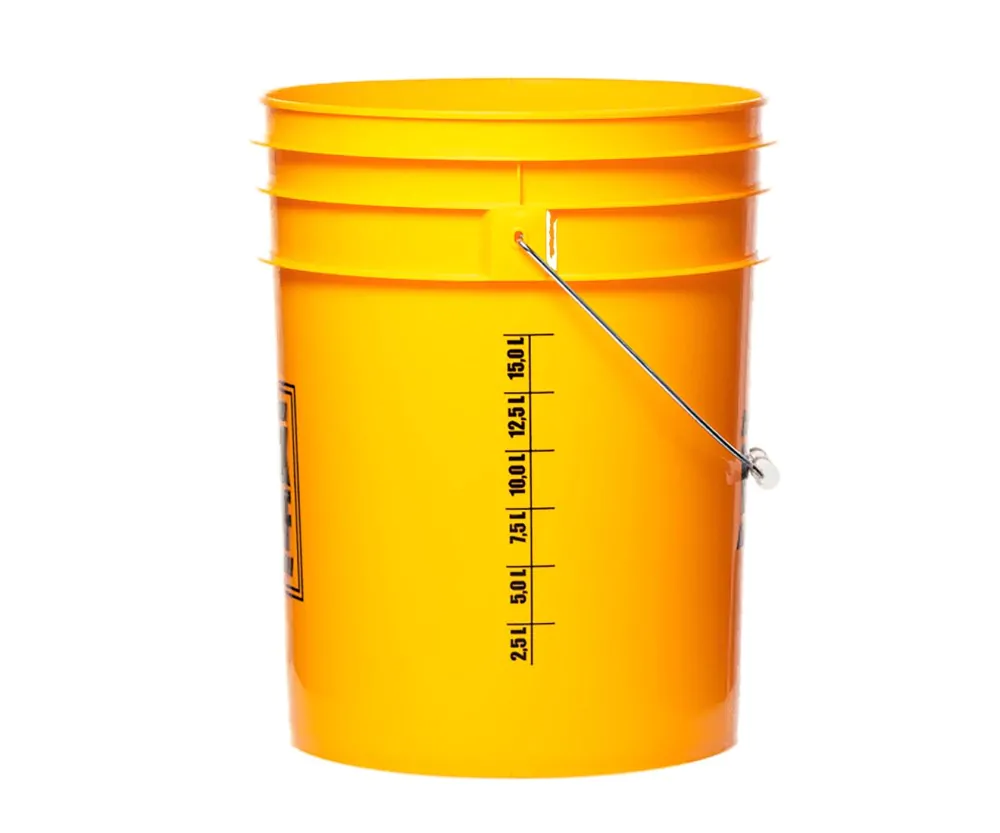 Відро жовтого кольору для мийки автомобіля Work Stuff Detailing Bucket Yellow