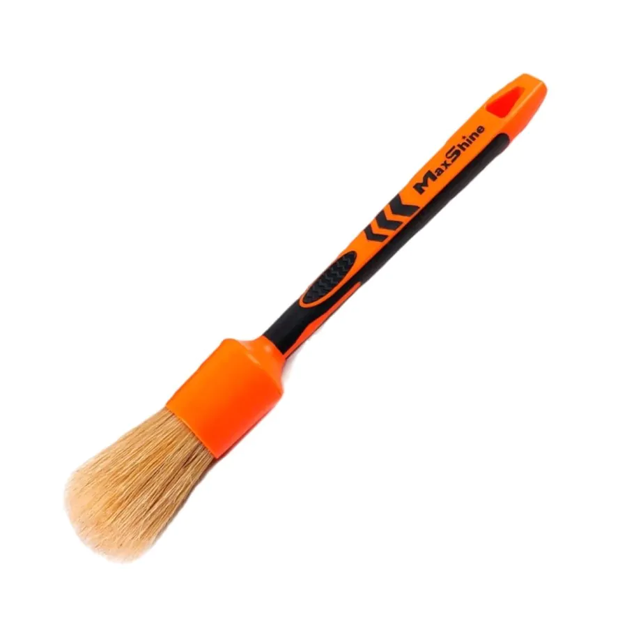 Детейлінг пензель середньої жорсткості MaxShine Boar’s Hair Detailing Brush M 21мм