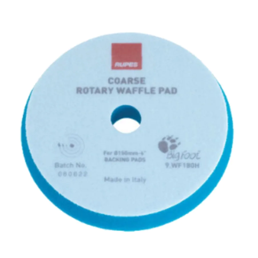 Полірувальний круг твердий RUPES Rotary Waffle Coarse Ø165мм (9.WF180H)