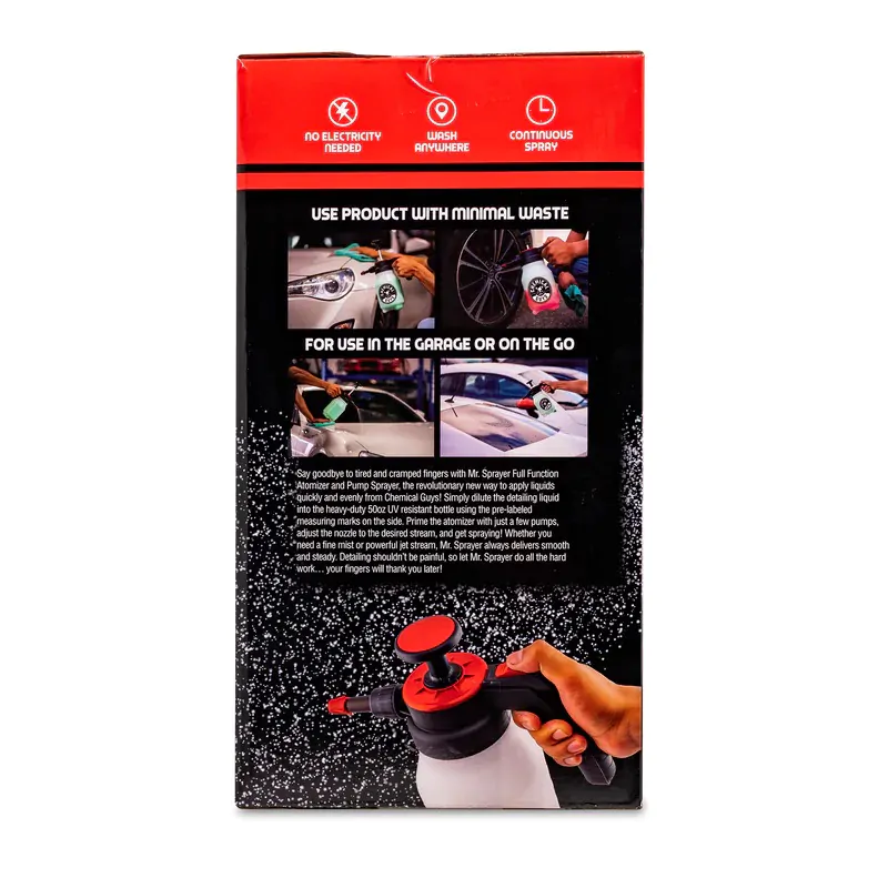Розпилювач помповий повнофункціональний Chemical Guys Mr. Sprayer Full Function Atomizer and Pump Sprayer
