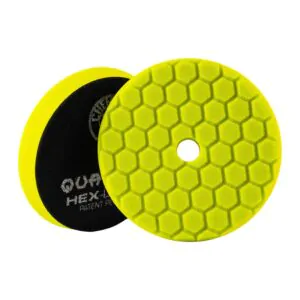 Полірувальний круг жорсткий ріжучий з отвором жовтий Chemical Guys Hex-Logic Quantum Heavy Cutting Pad Yellow 125мм (BUFX_111HEX5)