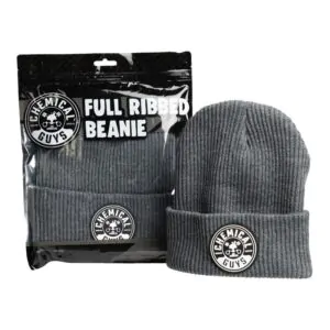 Шапка бини ChemicalGuys Full Ribbed Beanie Gray (SHE910)