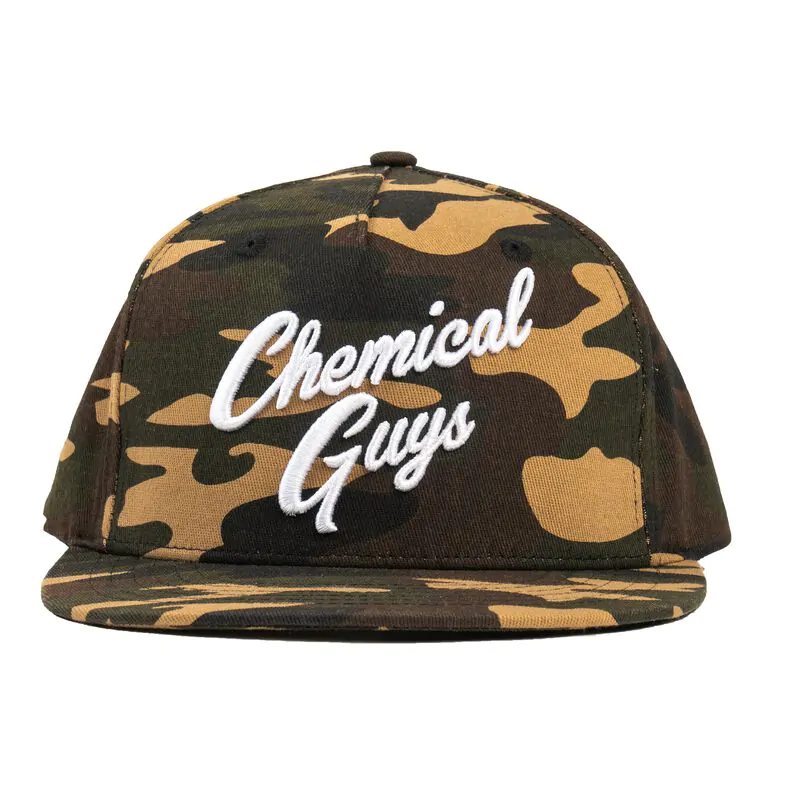 Бейсболка Chemical Guys Snap-It-Back Camo Script Hat (SHE913)