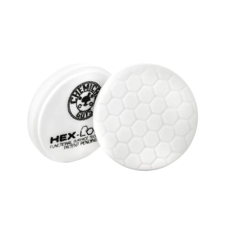 Полірувальний круг помірно м’який фінішний білий Chemical Guys White Hex-Logic Light-Medium Polishing Pad 125мм (BUFX_104HEX5)