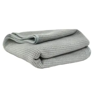 Вафельний рушник для очистки скла Chemical Guys Waffle Weave Gray Matter Microfiber Drying Towel 91×63 см (MIC781)