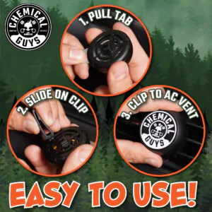 Ароматизатор на решітку кондиціонера Chemical Guys Happy Trail Outdoorsy Pine Scent Vent Clip Air Freshener (AIR403)