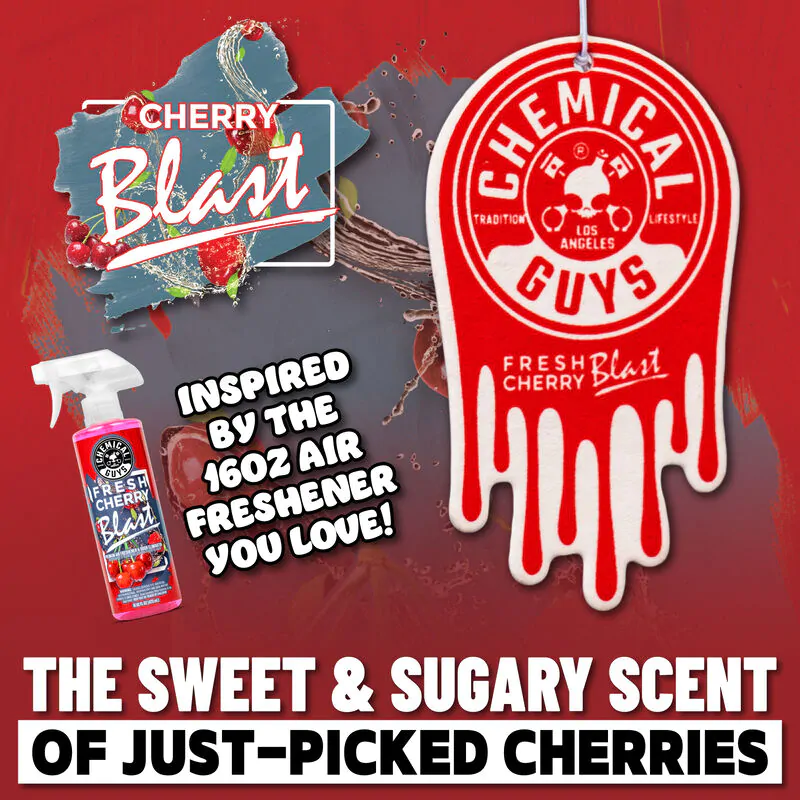 Ароматизатор підвісний Chemical Guys Fresh Cherry Blast 3шт (AIR406)