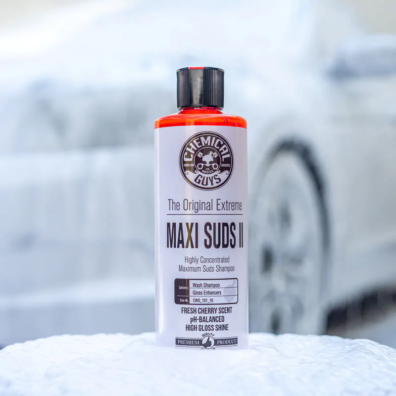 Автошампунь супер піна з підсилювачем блиску свіжа вишня Chemical Guys Maxi Suds II 1893мл (CWS101_64)
