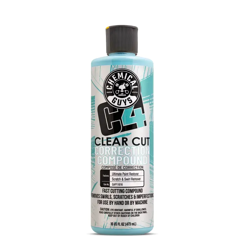 Паста полірувальна абразивна Chemical Guys C4 Clear Cut Correction Compound 473мл (GAP116_16)