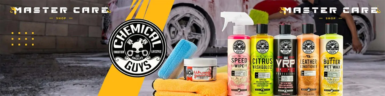 Chemical Guys banner desktop Master Care (brand)