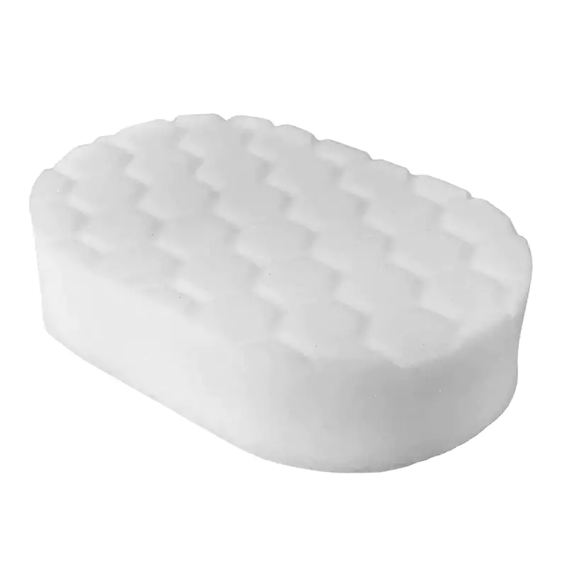 Аплікатор пінополіуретановий білий для полірування фінішний Chemical Guys Hex Logic White Polishing Hand Pad (BUFX202)