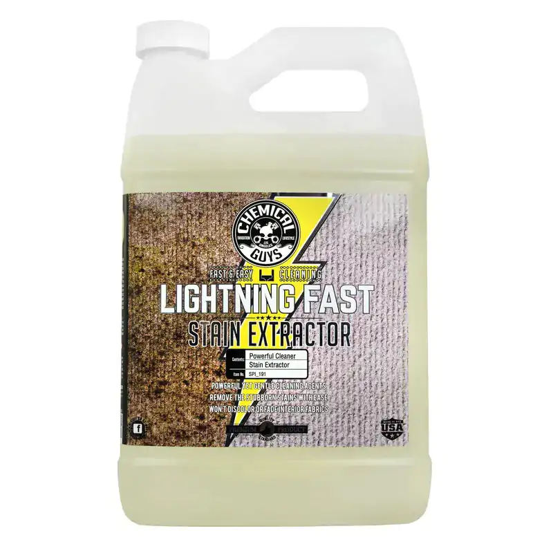 Очищувач та засіб для видалення плям з тканин та килимів Chemical Guys Lightning Fast Stain Extractor for Fabric 3785мл (SPI191)