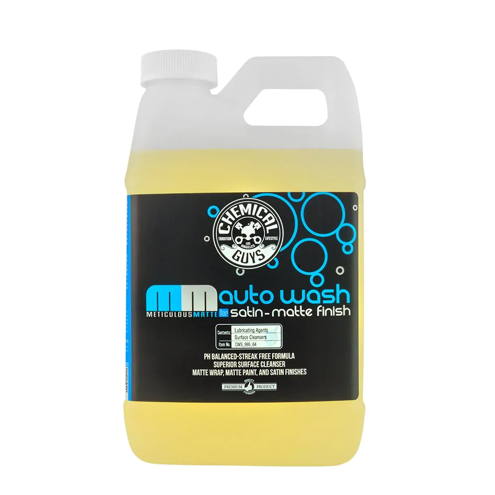 Автошампунь для матових покриттів та плівок, вінілу Chemical Guys Meticulous Matte Auto Wash For Crisp Satin and Matte Finishes 1893мл (CWS995_64)
