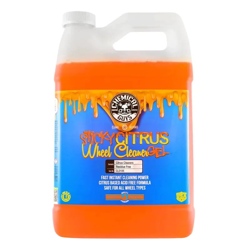 Гель липкий для чищення дисків з ароматом цитрусових Chemical Guys Sticky Citrus Wheel 3785мл