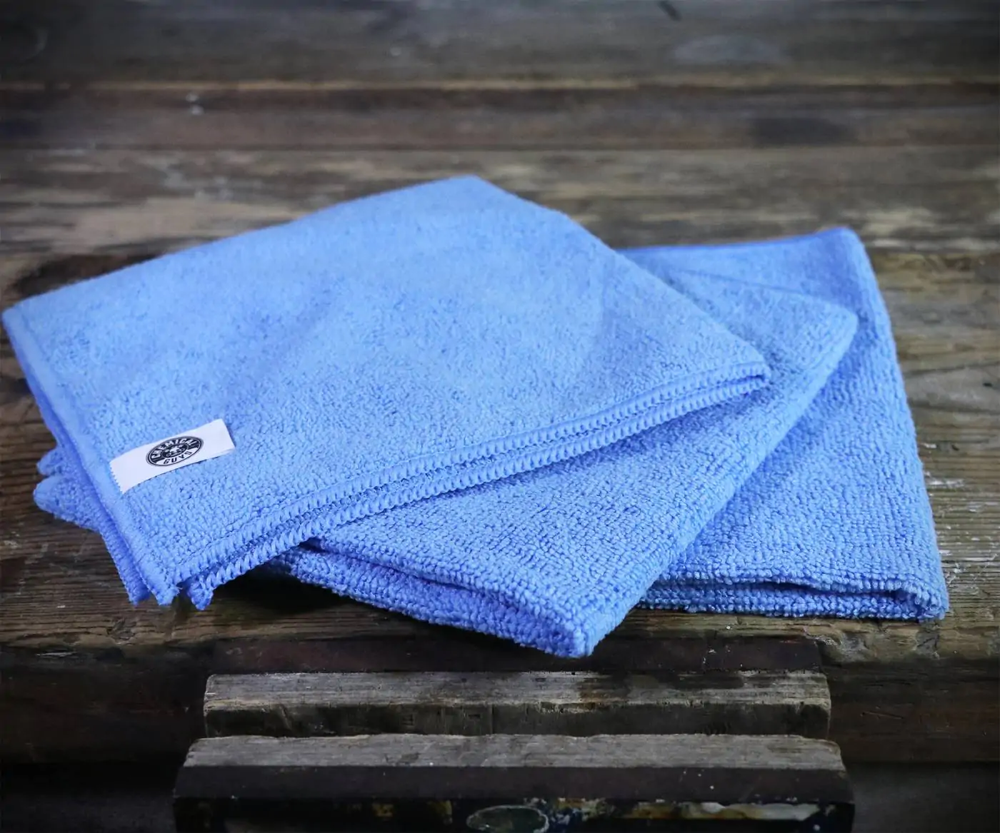 Рушник з ультратонкої мікрофібри Chemical Guys Ultra-Fine Microfiber Towel Blue 40x40см, 1шт (MIC102)