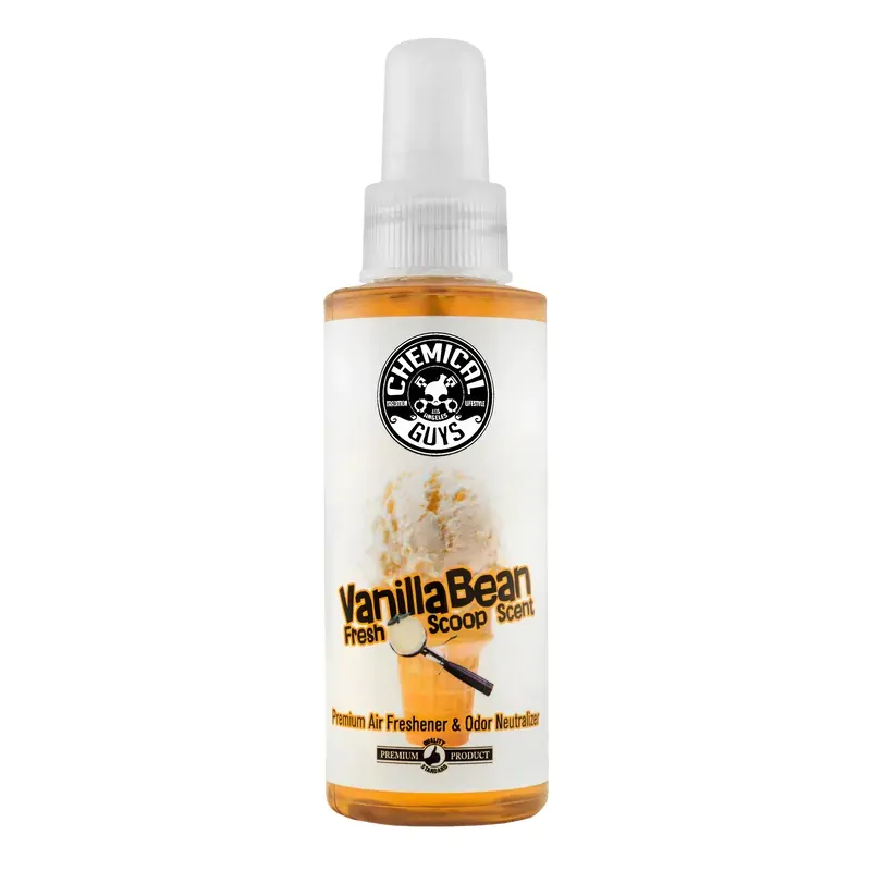 Ароматизатор та нейтралізатор запахів ванільне морозиво Chemical Guys Vanilla Bean Fresh Scoop Air Ffreshener 118мл (AIR231_04)