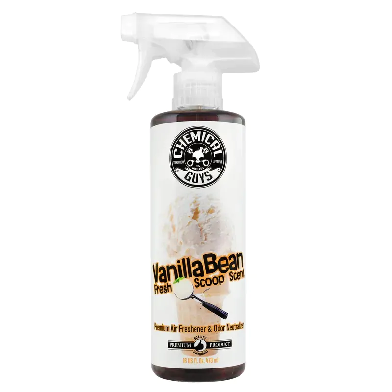 Ароматизатор та нейтралізатор запахів ванільне морозиво Chemical Guys Vanilla Bean Fresh Scoop Air Ffreshener 473мл (AIR231_16)