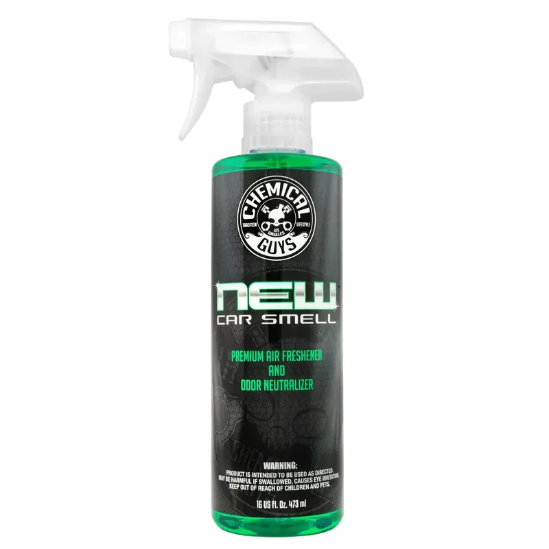 Нейтралізатор запахів з ароматом нового авто Chemical Guys Ghosted New Car Smell Air Freshener & Odor Eliminator 473мл