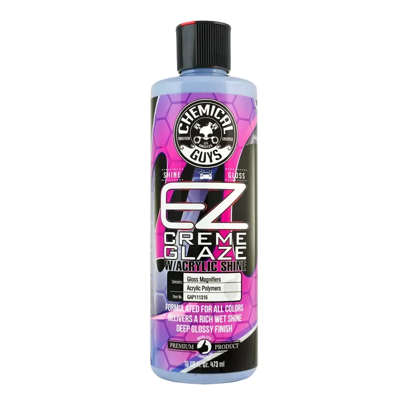 Глейз поліроль універсальний Chemical Guys EZ Creme Glaze Rich Wet Finish With Acrylic Shine 473мл (GAP113_16)