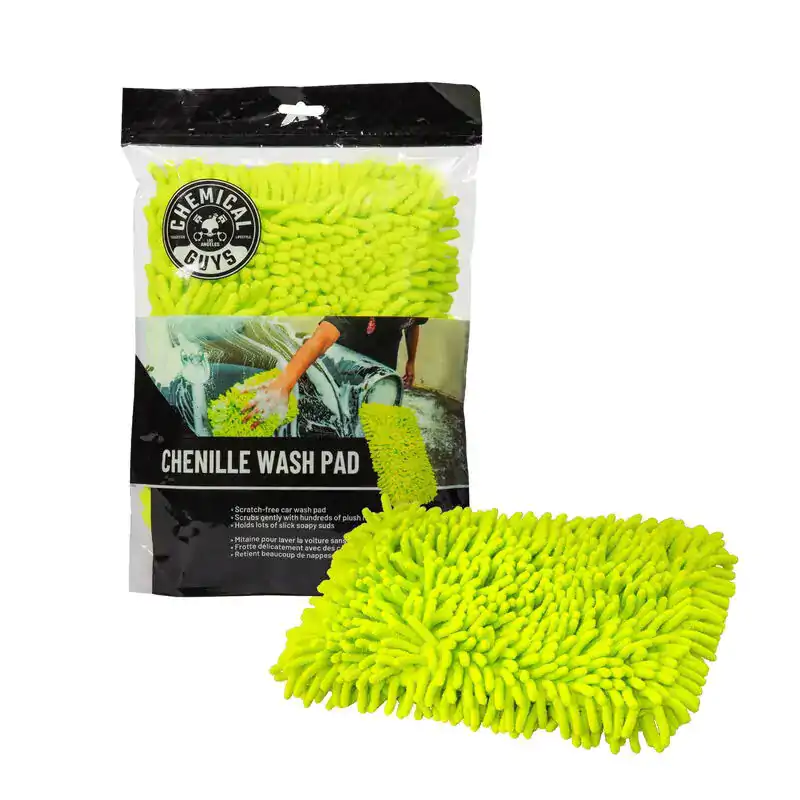 Губка мікрофіброва преміум класу для миття авто без подряпин Chemical Guys Chenille Microfiber (MIC415)