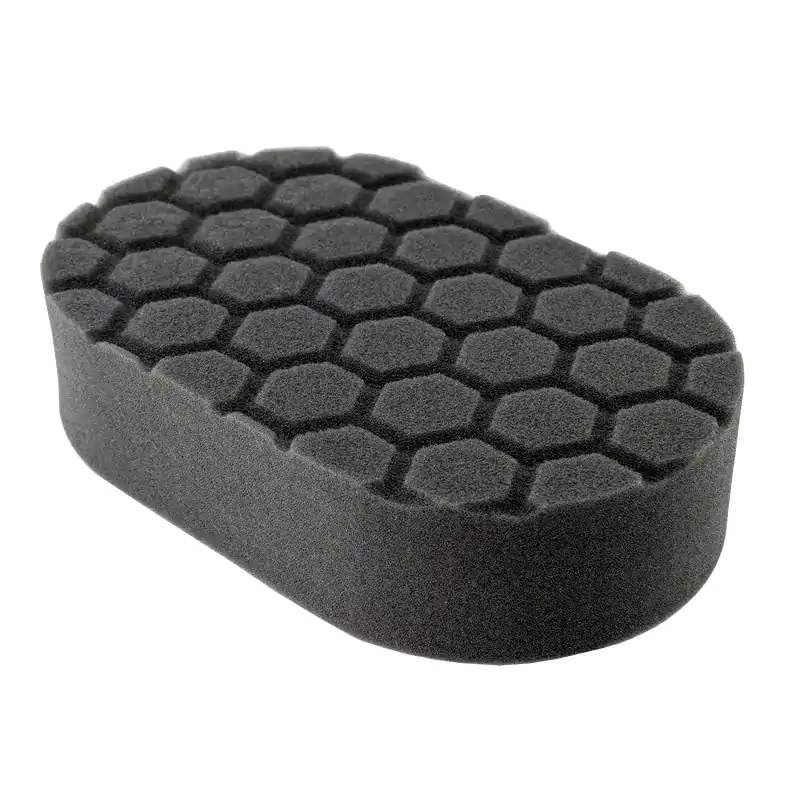 Аплікатор пінополіуретановий чорний для полірування 3 крок Chemical Guys Hex Logic Black Finishing Hand Pad (BUFX203)