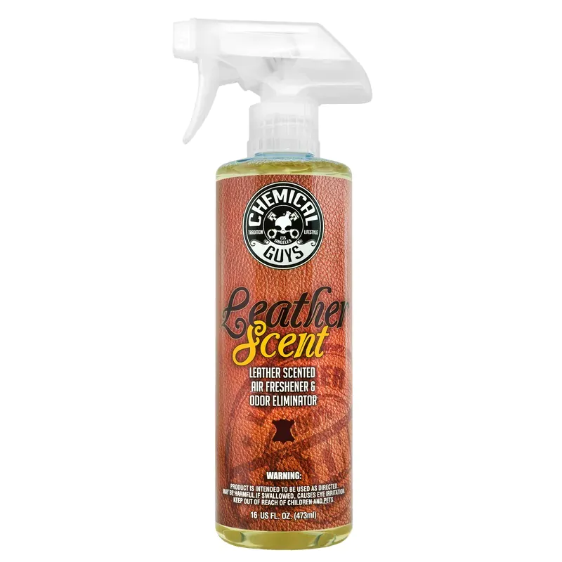 Нейтралізатор запахів з ароматом нової шкіри Chemical Guys Leather Scent Air Freshener 473мл