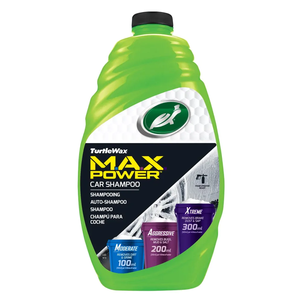 Автошампунь 3 в 1 Turtle Wax M.A.X. Power Car Wash 1,42л (53381)