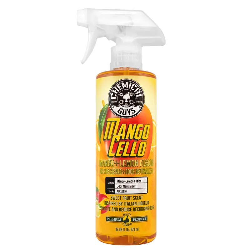Ароматизатор та нейтралізатор запахів з ароматом манго Chemical Guys Mangocello Air Freshener 473мл (AIR226_16)