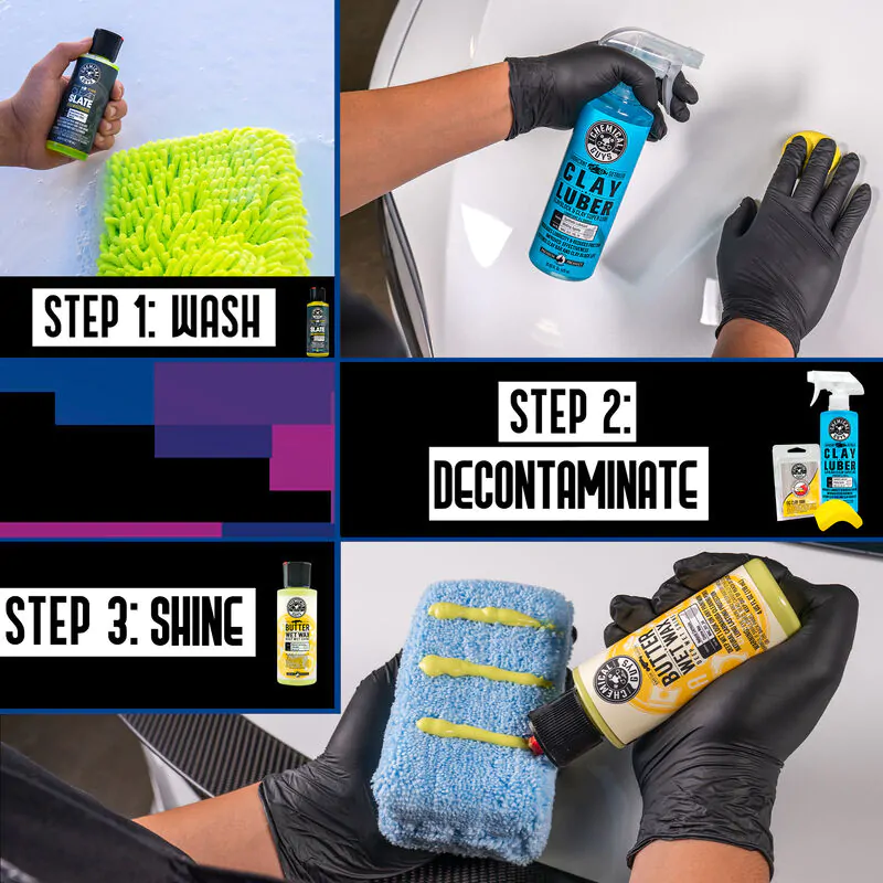Набір глиняної системи Chemical Guys Complete Clay System Kit (CLY700)