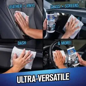 Серветки для комплексного прибирання салону Chemical Guys Total Interior Cleaner & Protectant Wipes (в тубусі) 30шт (PMWCSPI22030)