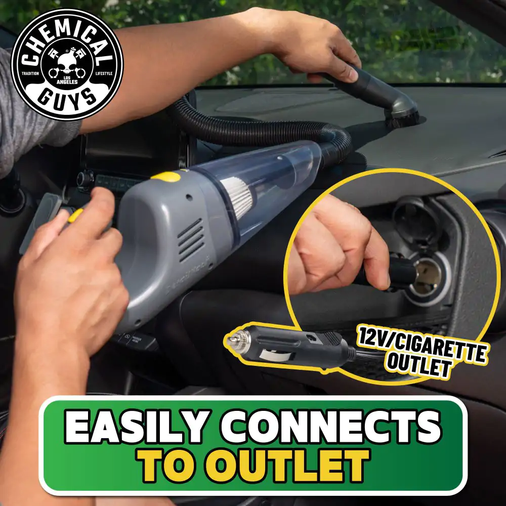 Пилосос ручний автомобільний Chemical Guys Detailvac Corded Handheld Car Vacuum Cleaner (EQP410)
