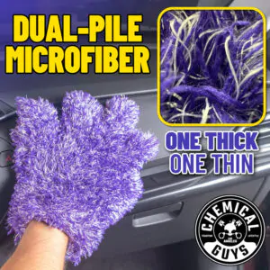 Руквичка п'ять пальців Chemical Guys Furry Five Finger Stranger Helpful Handy Detailing Mitt (MIC511)