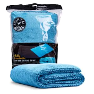 Рушник для сушки з мікрофібри мамонт Chemical Guys Drying Towel Woolly Mammoth Blue 64 x 91см (MIC1996)