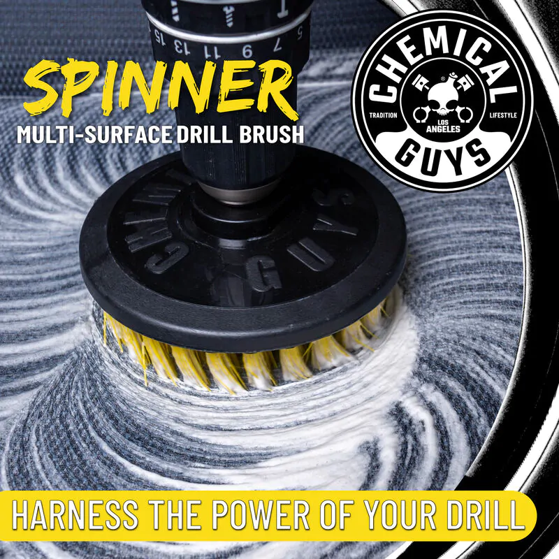Щітка під дриль, середньої жорсткості Chemical Guys Spinner Carpet Drill Brush Medium Duty (ACC507)