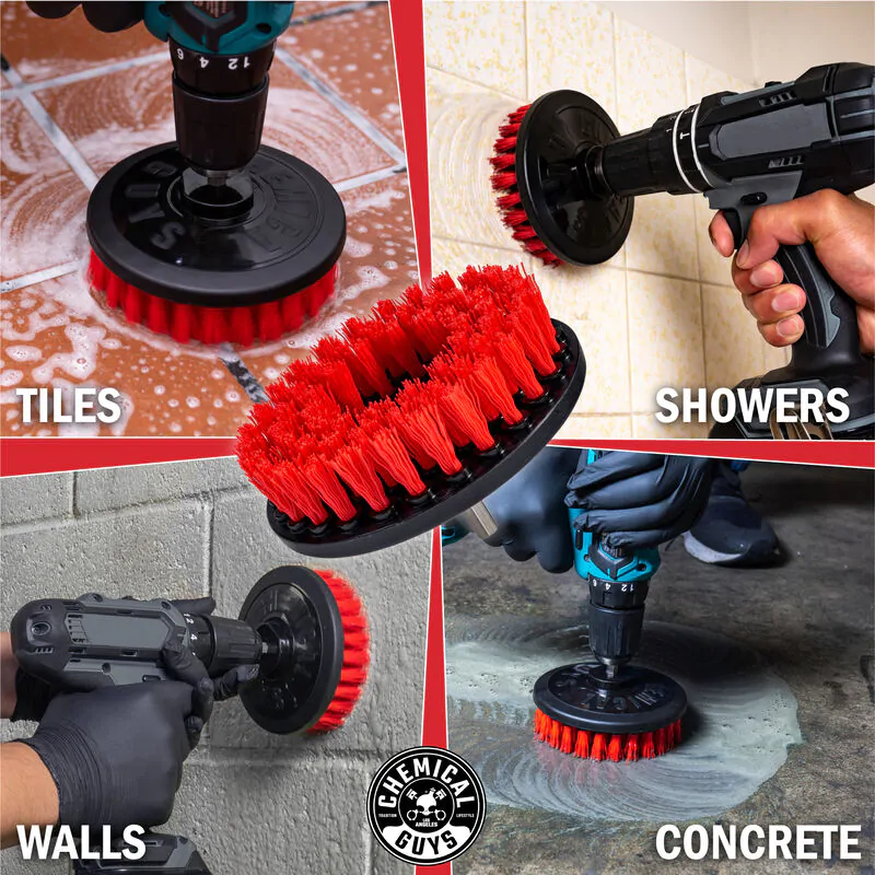 Щітка під дриль жорстка Chemical Guys Spinner Carpet Drill Brush Heavy Duty (ACC508)