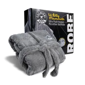 Халат ультра плюшевый с капюшоном из микрофибры Chemical Guys Bath Robe M/L (SHE914A)