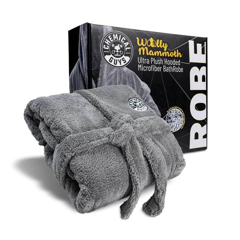Халат ультра плюшевий з капюшоном з мікрофібри Chemical Guys Bath Robe