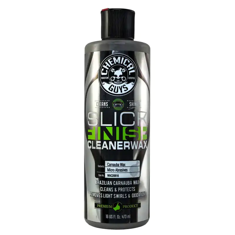 Віск пастоподібний мікроабразивний з воском карнаубу Chemical Guys Slick Finish 473мл (WAC206_16)