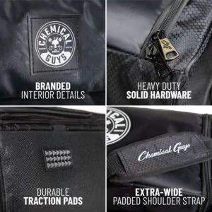 Chemical Guys Arsenal Range Trunk Organizer & Detailing Bag With Polisher Pocket (ACC614)