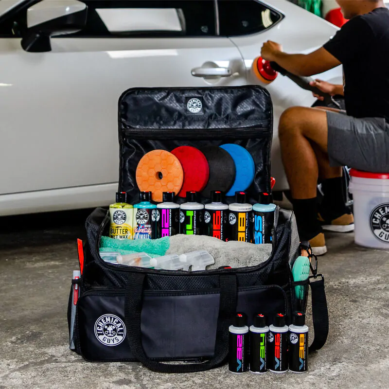Chemical Guys Arsenal Range Trunk Organizer & Detailing Bag With Polisher Pocket (ACC614)