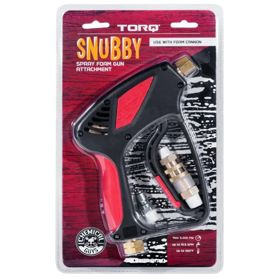 Пістолет для мийки високого тиску TORQ Snubby Pressure Washer Gun - Foam Cannon Attachment (EQP402)