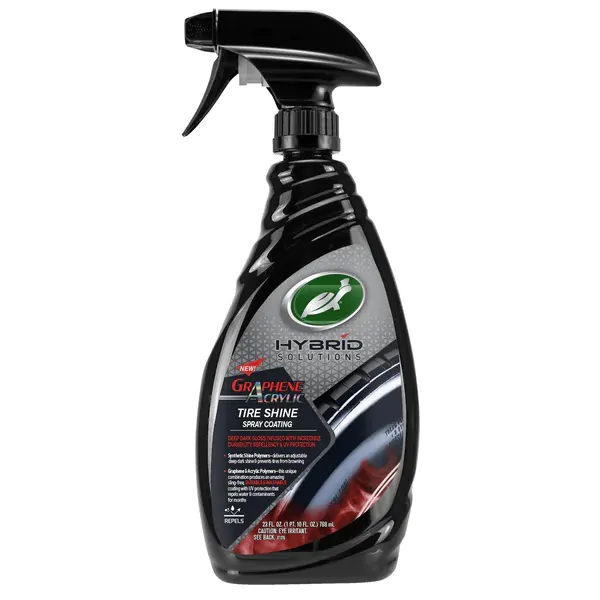 Поліроль для чорніння шин з графеном Turtle Wax HS Graphene Acrylic Tire Shine Spray Coating (53747)