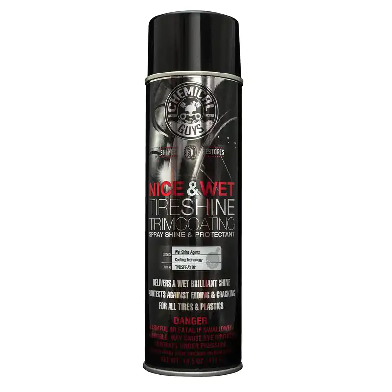 Засіб для відновлення та захисту гуми глянцевий Chemical Guys Nice and Wet Tire Shine Protective Coating 454г (TVDSPRAY101)