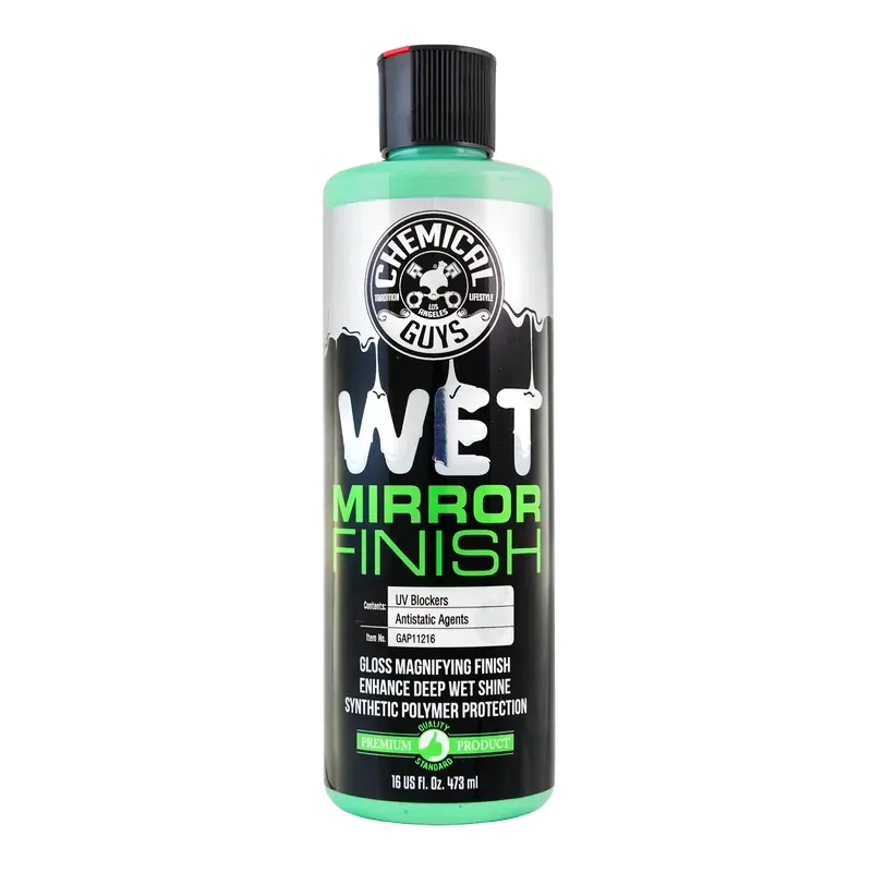 Глейз з ефектом мокрого дзеркала, антистатичний ефект Chemical Guys Wet Mirror Gloss Glaze 473мл (GAP112_16)