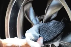 Рукавичка для миття дисків, видалення комах Chemical Guys Wedge & Rim Detailer All Purpose Scrubbing Mitt (MIC403)