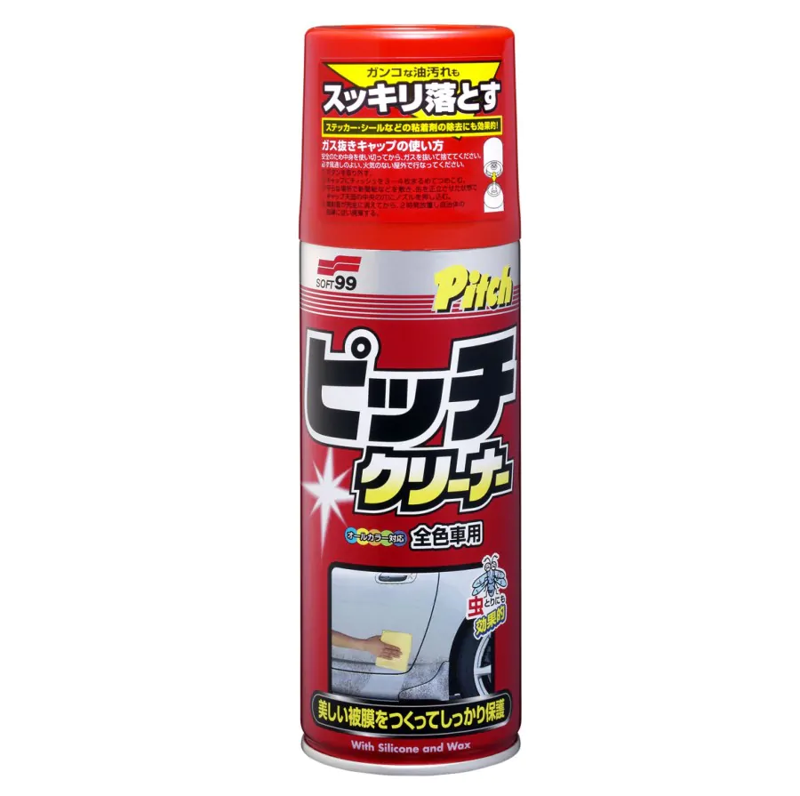 Очищувач слідів комах, бітуму та смоли SOFT99 New Pitch Cleaner 420мл (02026)