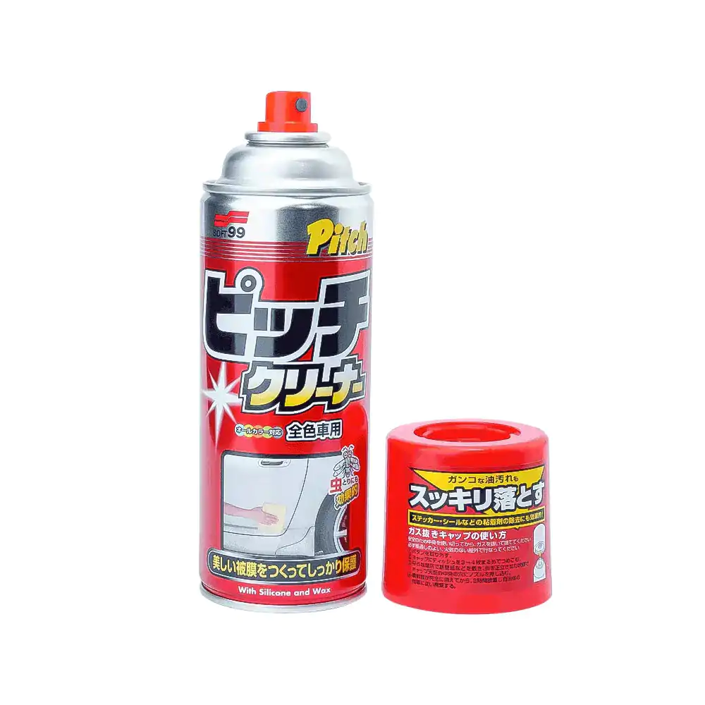 Очищувач слідів комах, бітуму та смоли SOFT99 New Pitch Cleaner 420мл (02026)