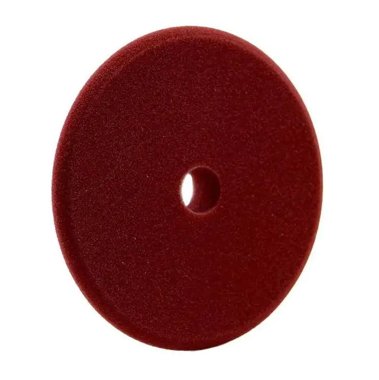 Полірувальний круг жорсткий ріжучий 1-2 крок Buff and Shine Uro-Tec Medium Heavy Polishing Pad червоний 150мм (672CR)