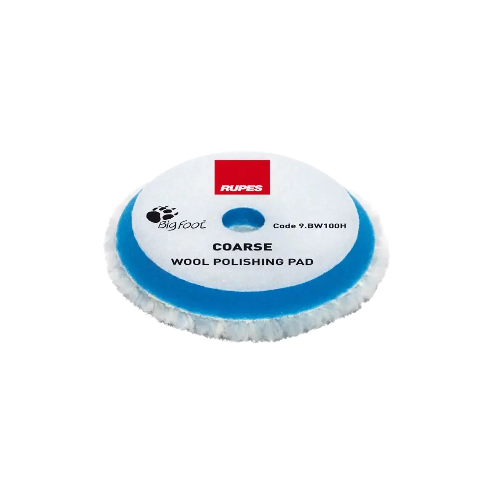 Полірувальний круг з жорсткого хутра RUPES Wool Polishing Pad Coarse BW100H Ø90 mm (9.BW100H)