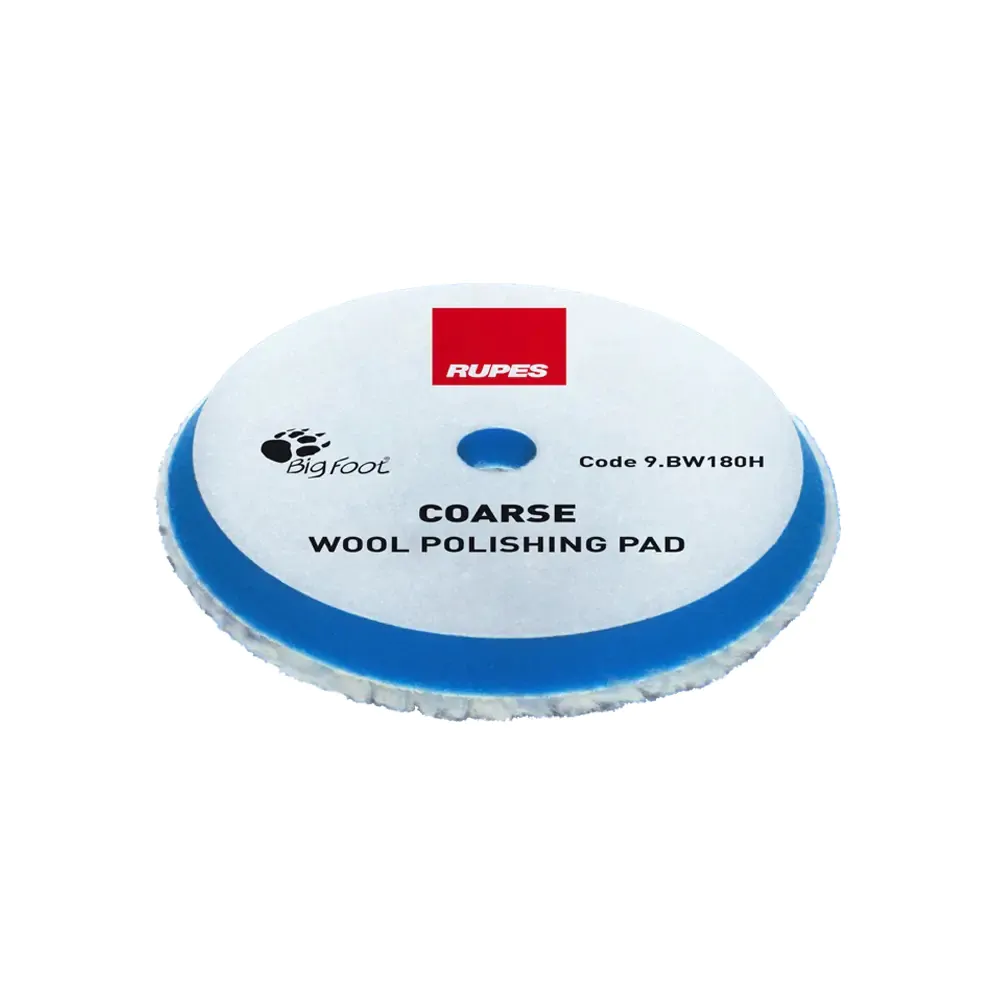 Полірувальний круг з жорсткого хутра RUPES Wool Polishing Pad Coarse BW180H Ø170 mm (9.BW180H)